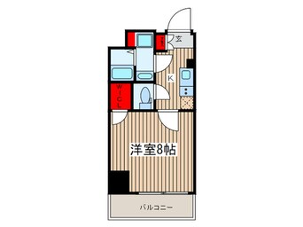 間取図 ディアレイシャス鶯谷（601）