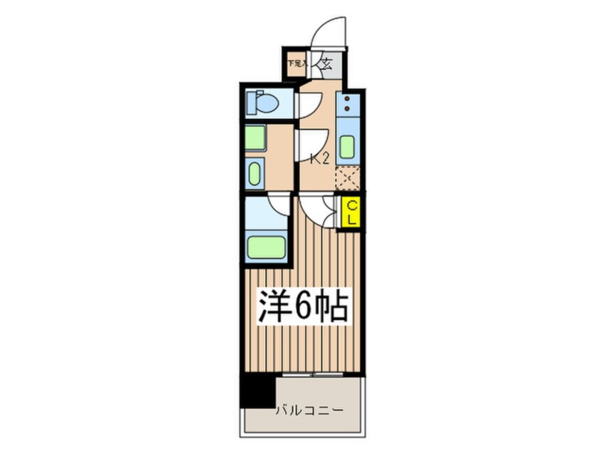間取図 ラクラス幡ヶ谷