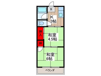間取図 若君荘