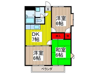 間取図 エランドール