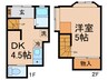 奥戸三丁目住宅 1DKの間取り