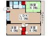 ヒルズ柏 3LDKの間取り