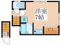 東田Ａ棟の間取図