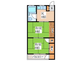 間取図 グリ－ンマンション(103)