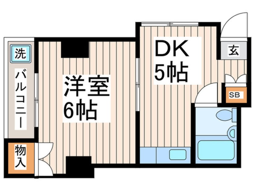 間取図 ハイム大熊