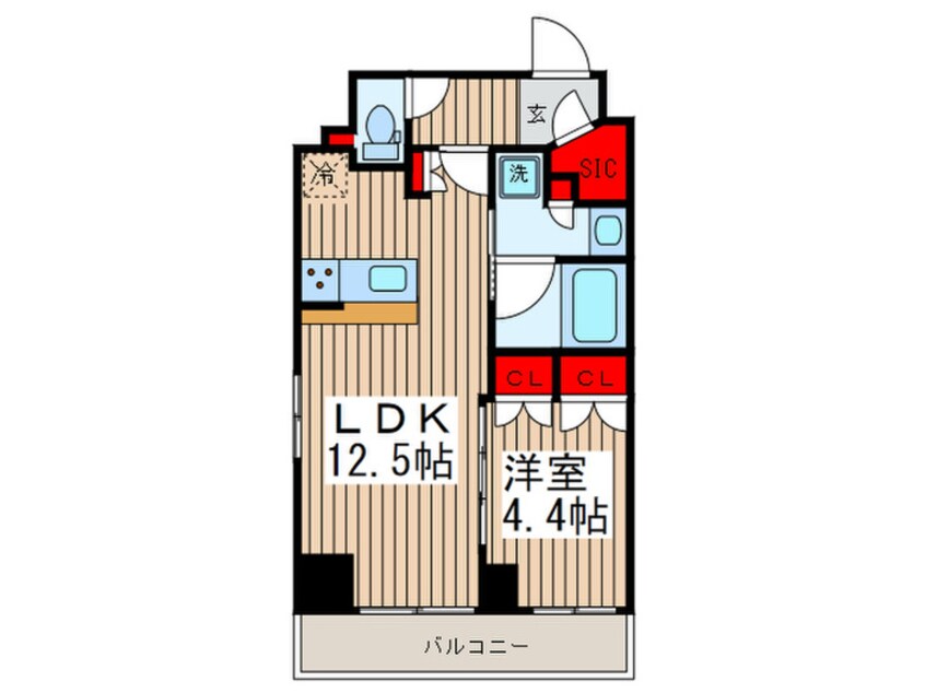 間取図 プラウドフラット浅草