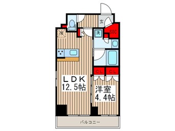 間取図 プラウドフラット浅草