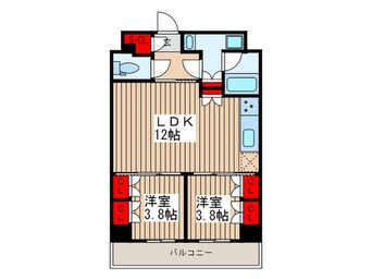 間取図 プラウドフラット浅草