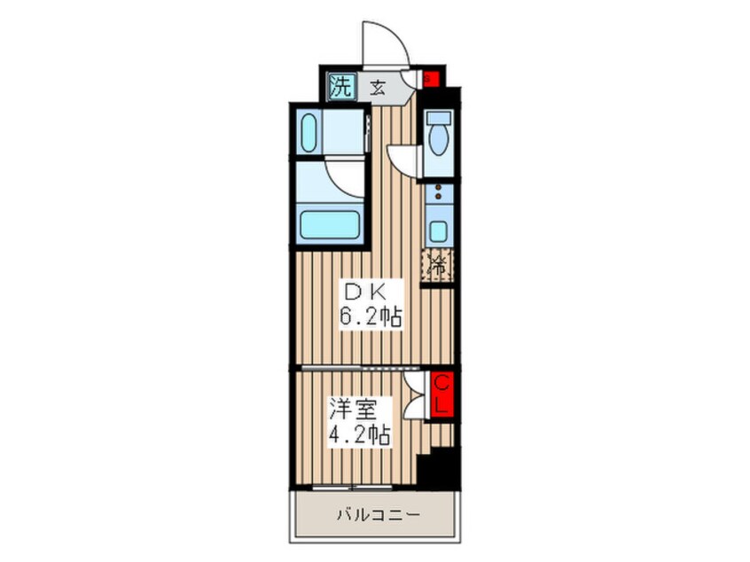 間取図 プラウドフラット浅草