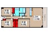 リーベスト東中山（307） 3LDKの間取り