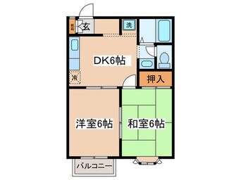 間取図 カームハイツ宮崎