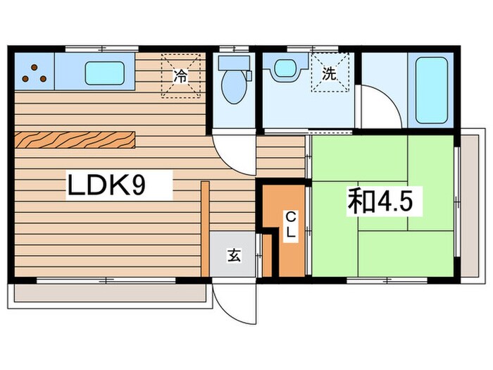 間取り図 サクマハイツＰＡＲＴ１