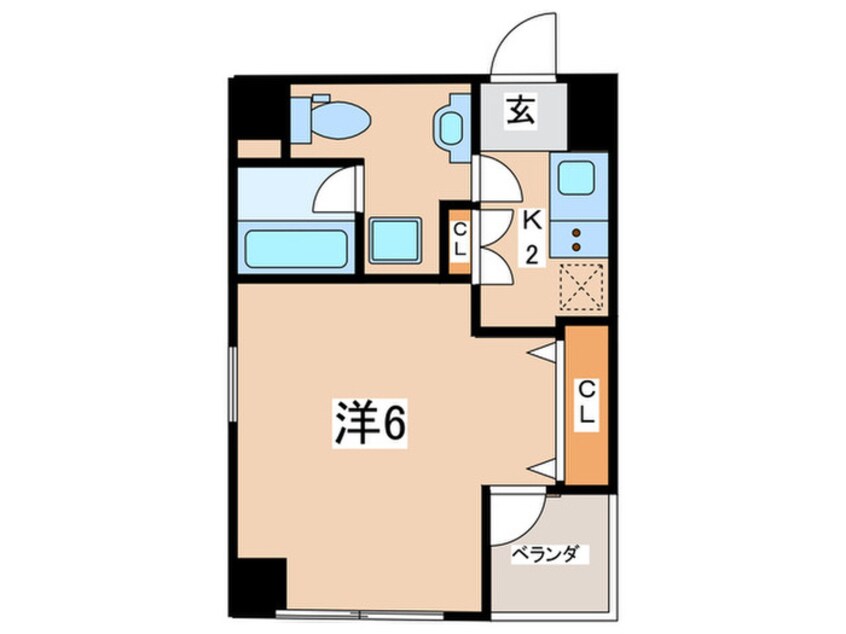 間取図 プレシエ伊勢佐木町