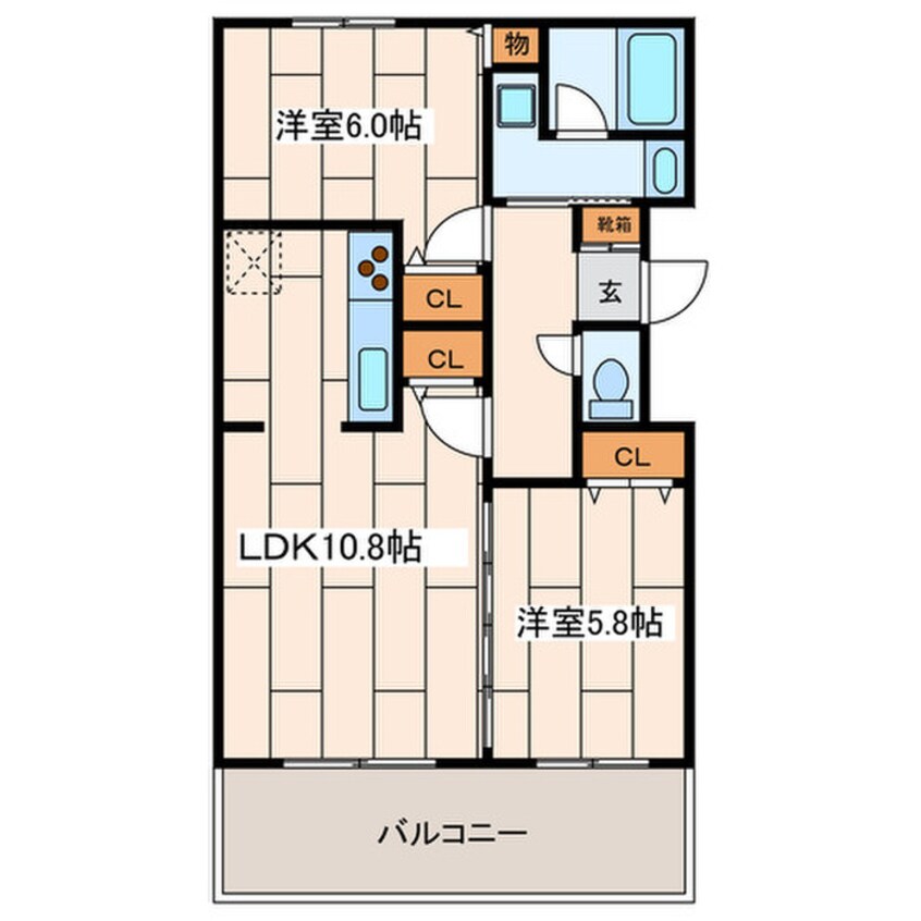 間取図 ＭＯＤＥＲＮＯ