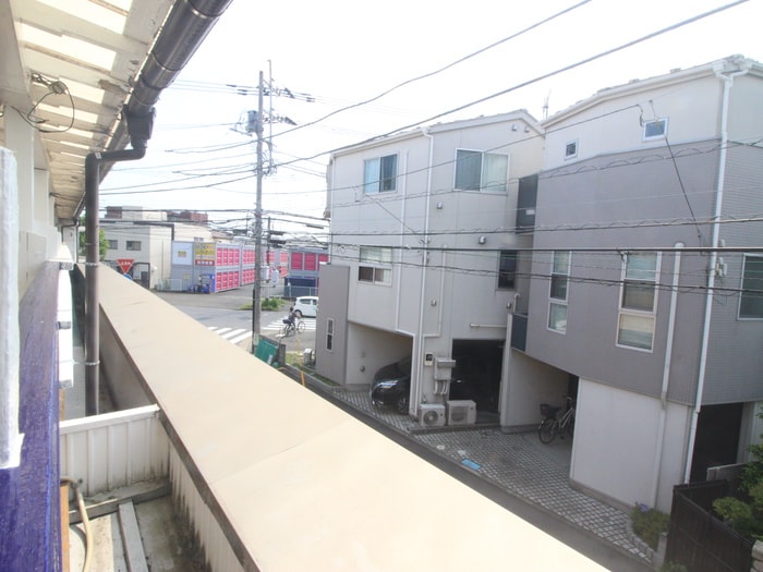 室内からの展望 畑ヶ谷アパ－ト