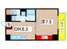K･Sｸﾞﾗﾝﾃﾞｨ-ﾙWATANABE 1DKの間取り