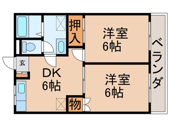 間取図 エントピア新和Ⅱ