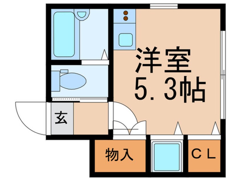 間取図 コートハウス桜川