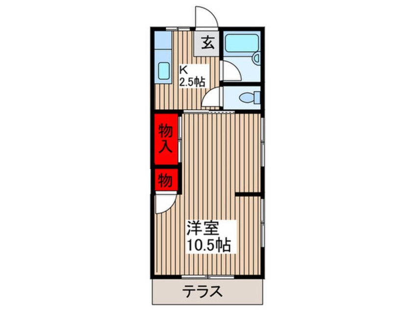 間取図 第二清和コ－ポ