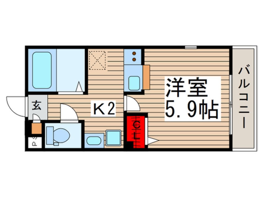 間取図 リブリ・プランドール幕張