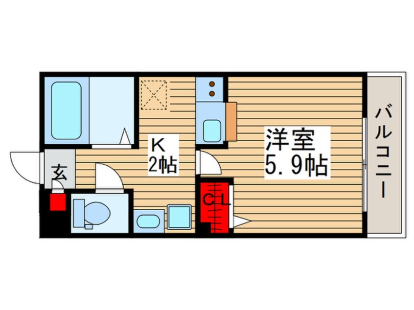 間取図 リブリ・プランドール幕張