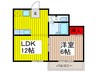 キャピタルＤ 1LDKの間取り
