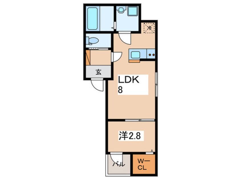 間取図 仮）KLEIS古淵Ⅱ