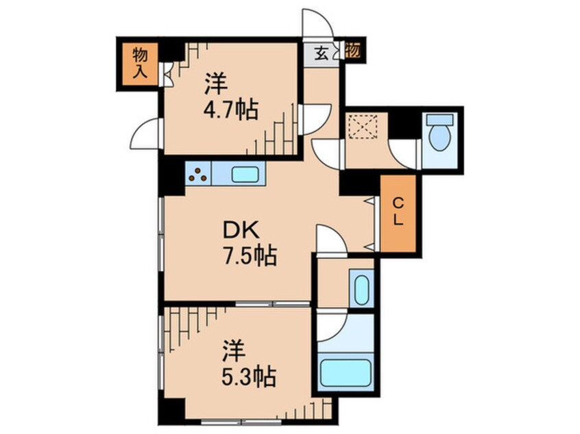 間取図 恵成ビル