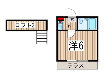 間取図 パレス清瀬ａ