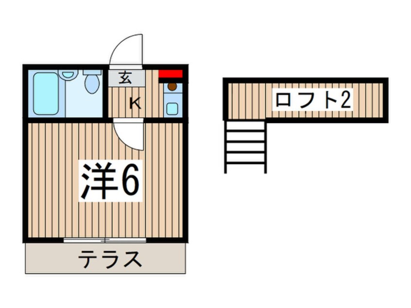 間取図 パレス清瀬ａ