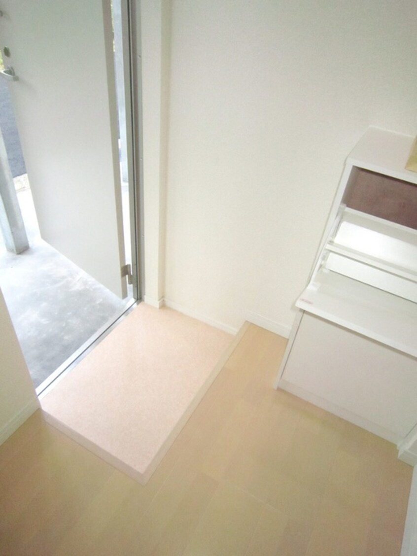 玄関 カンパニュラ