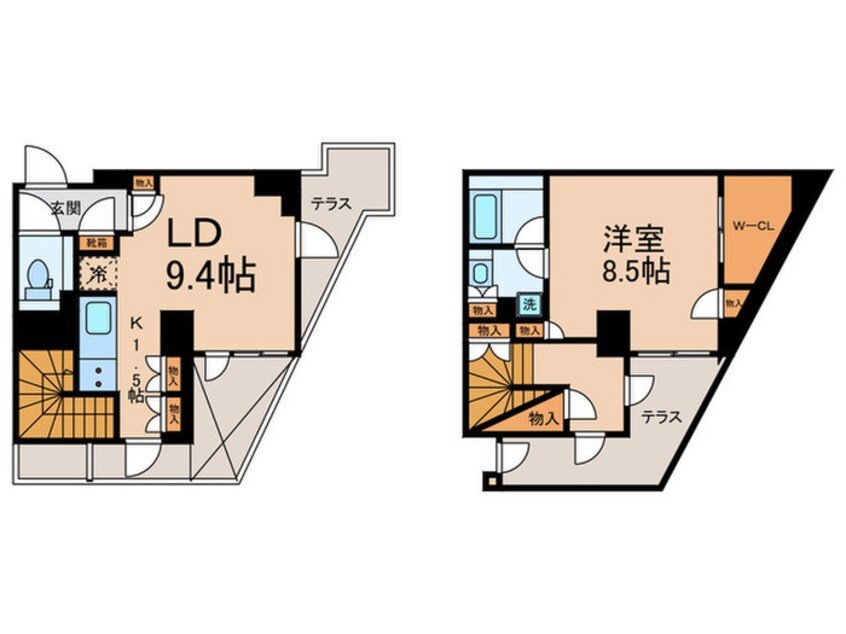 間取図 パシフィックレジデンス目黒三田