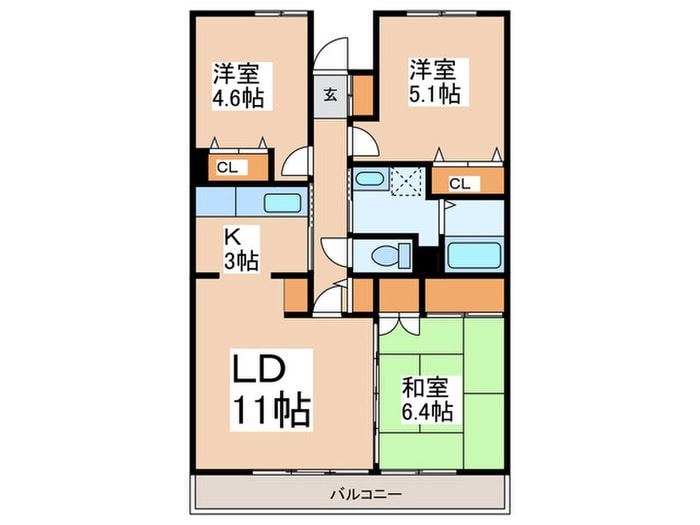 間取り図 グリシーヌ高井戸