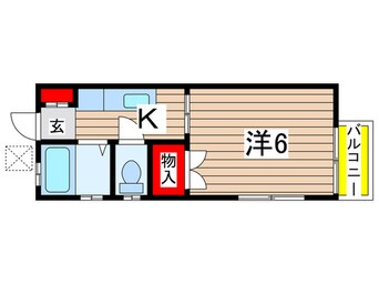 間取図 コスモスハイツ