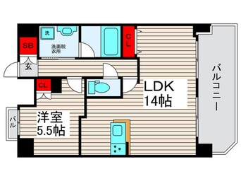 間取図 ユリカロゼ西新井（605）