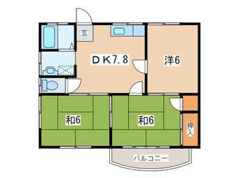 間取図 宮町ハイツ