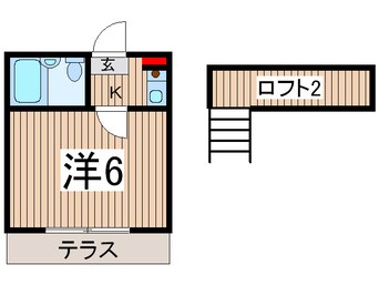 間取図 パレス清瀬Ｂ