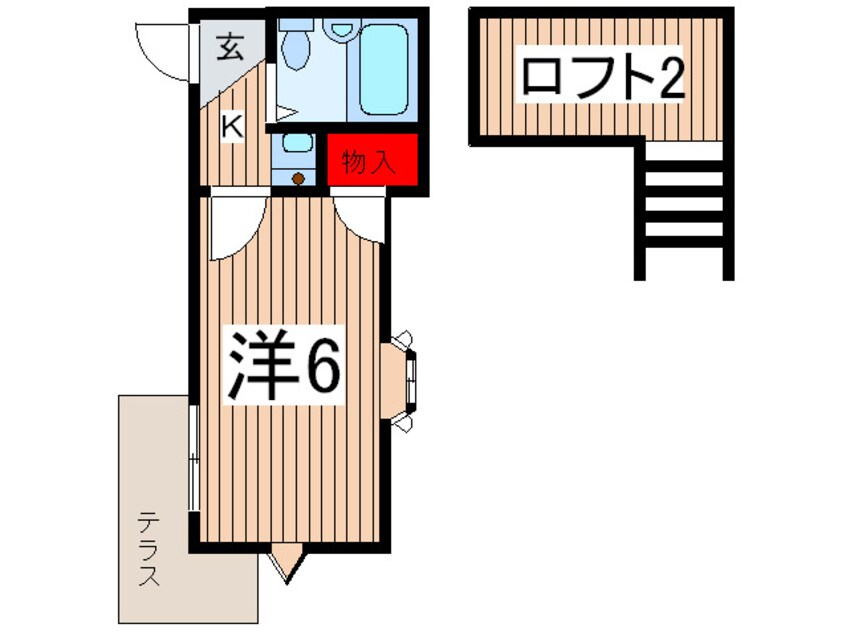 間取図 パレス清瀬Ｂ