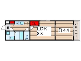 間取図 INSURANCE　BLDG　XⅧ