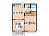 パ―ルハイツＡ 2DKの間取り