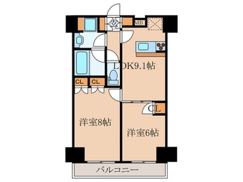 間取図 エスティメゾン赤羽