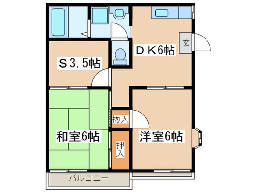 間取図 サンデリカ