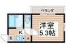 リブ亀戸 1Kの間取り