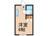 コ－ポスカイ 1Rの間取り