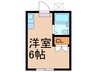 コ－ポスカイ 1Rの間取り