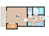 ホワイトコ－ト綱島Ａ棟 1Kの間取り
