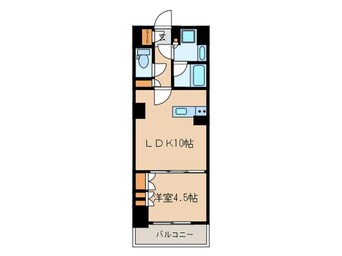 間取図 パークアクシス市谷左内町