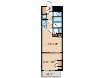 間取図 パークアクシス市谷左内町