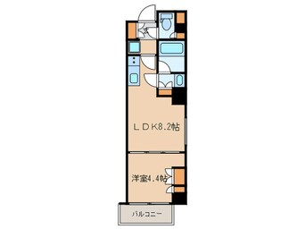 間取図 パークアクシス市谷左内町