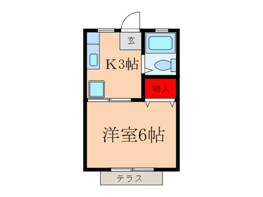 間取図 グリ－ンハイツ北町